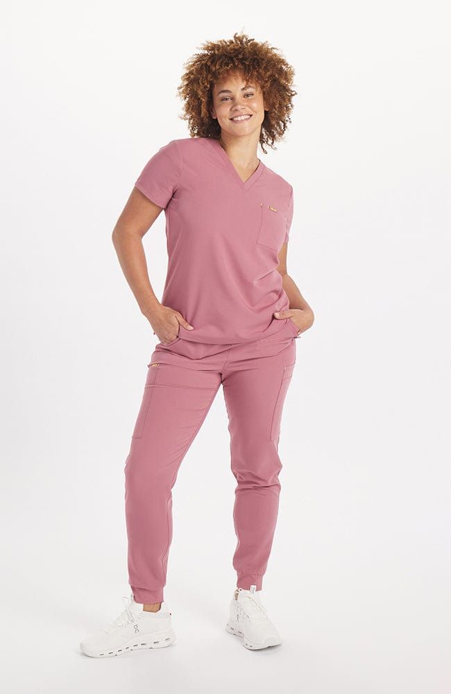 Mayfair V Neck 2-Pocket CORE Scrub Top sold by dolan product image thumbnail 2