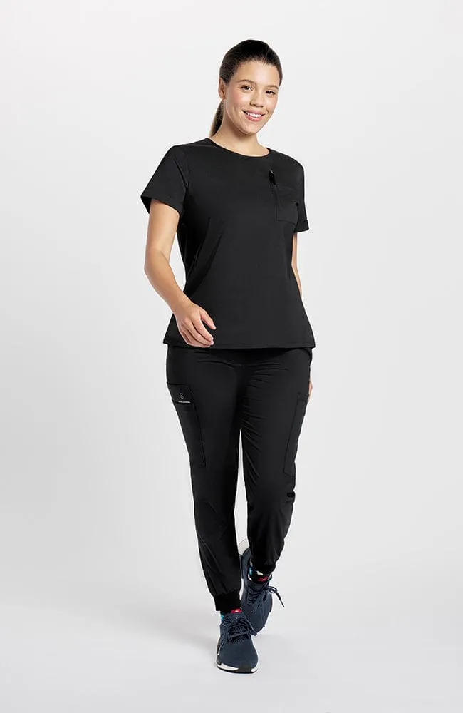 Patton Crew Neck 2-Pocket TLC Scrub Top sold by dolan product image thumbnail 2