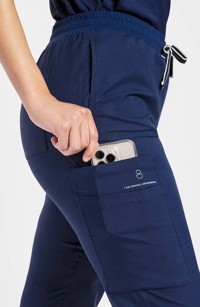 High Waisted Huntington 7-Pocket Jogger TLC Scrub Pant sold by dolan product image thumbnail 3