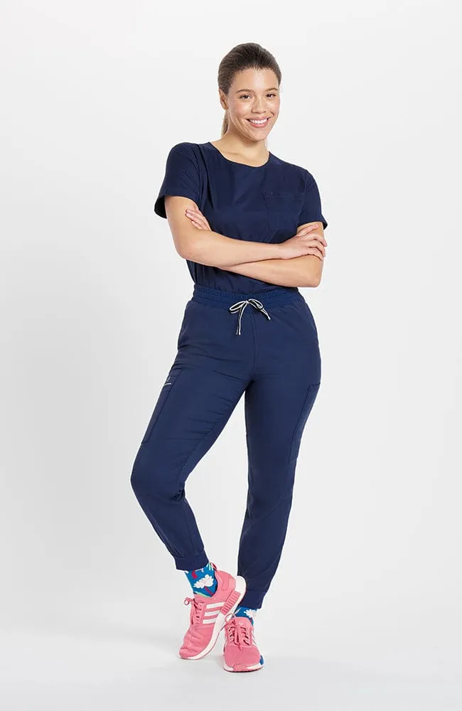 High Waisted Huntington 7-Pocket Jogger TLC Scrub Pant sold by dolan product image thumbnail 5
