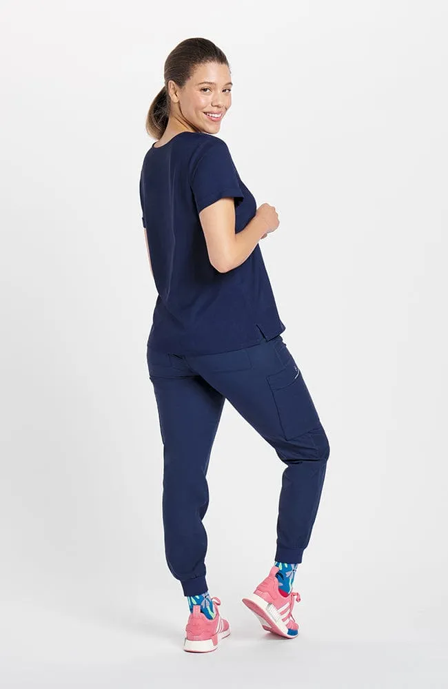High Waisted Huntington 7-Pocket Jogger TLC Scrub Pant sold by dolan product image thumbnail 4