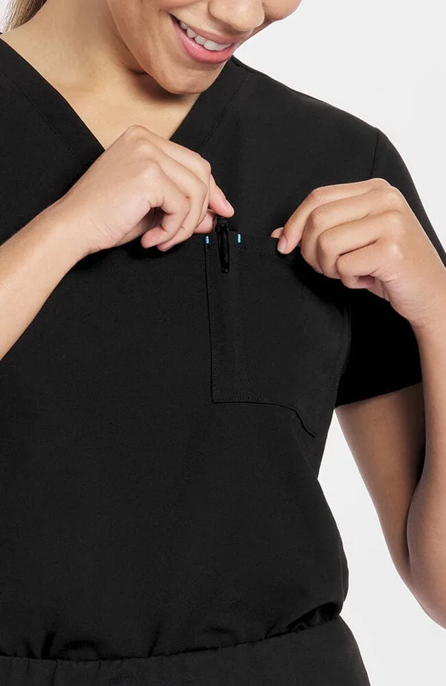 Mayfair V Neck 2-Pocket CORE Scrub Top sold by dolan product image thumbnail 4