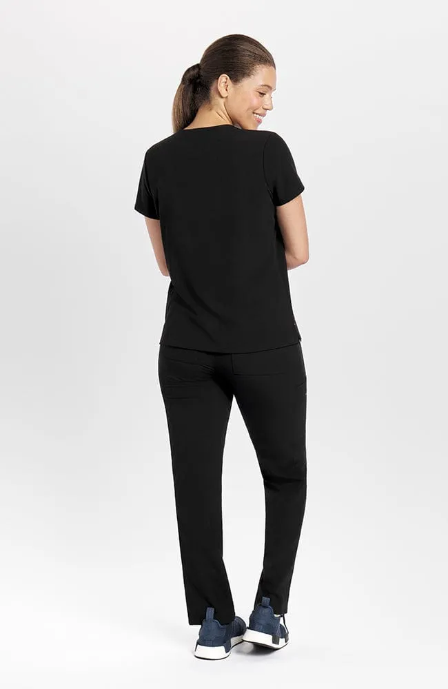 Mayfair V Neck 2-Pocket CORE Scrub Top sold by dolan product image thumbnail 5