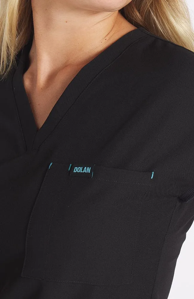 Nava Drop Shoulder 2-Pocket CORE Scrub Top sold by dolan product image thumbnail 4