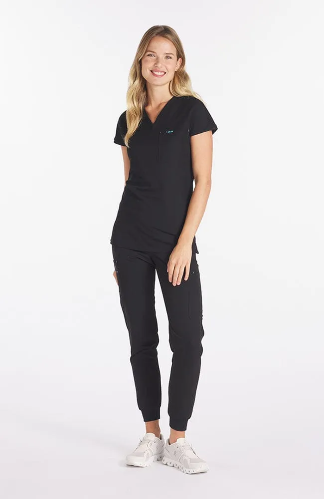 Nava Drop Shoulder 2-Pocket CORE Scrub Top sold by dolan product image thumbnail 2