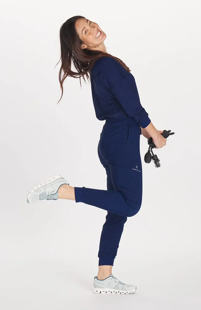 Solaire ¾ Sleeve Dolman TLC Scrub Top sold by dolan product image thumbnail 4