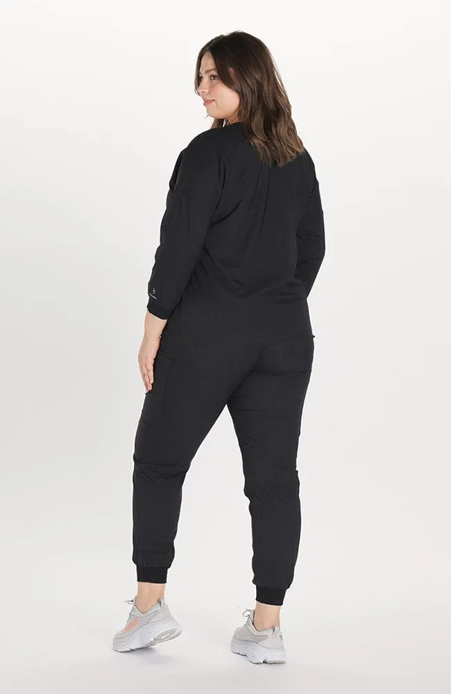 Solaire ¾ Sleeve Dolman TLC Scrub Top sold by dolan product image thumbnail 4