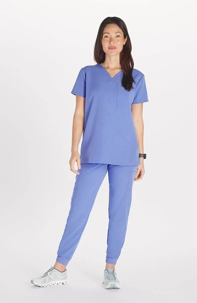 Mayfair V Neck 2-Pocket CORE Scrub Top sold by dolan product image thumbnail 2