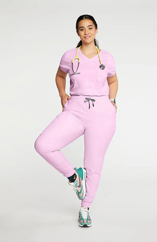 Walker Drop Shoulder 2-Pocket TLC Scrub Top sold by dolan product image thumbnail 2