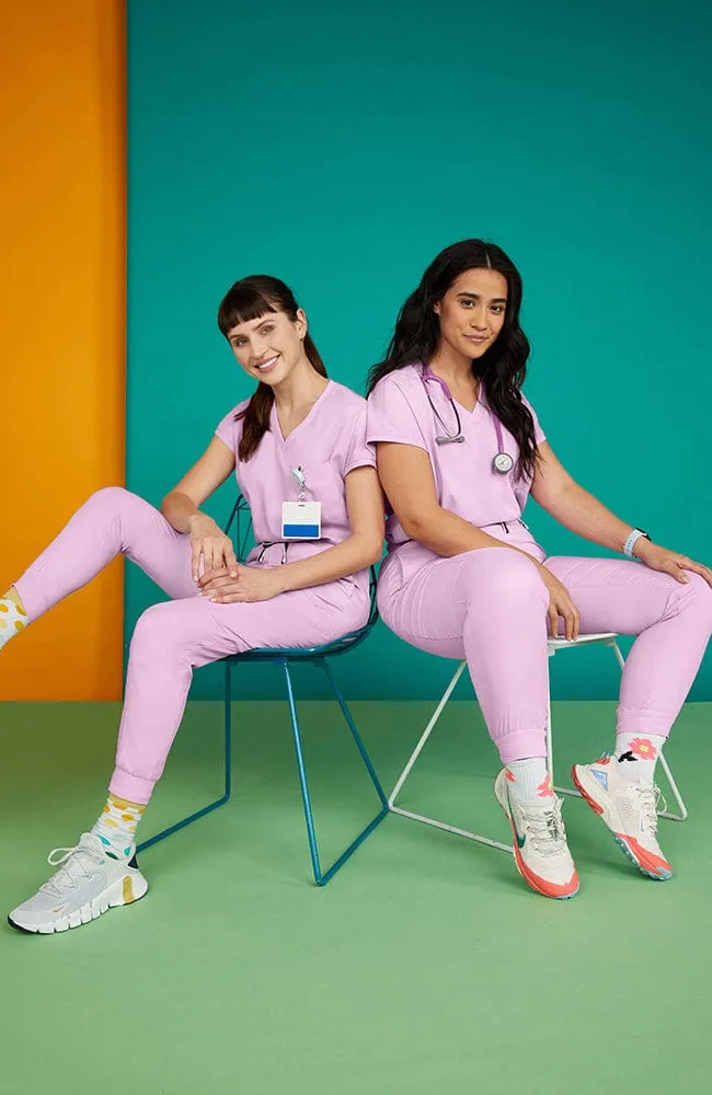 Walker Drop Shoulder 2-Pocket TLC Scrub Top sold by dolan product image thumbnail 4