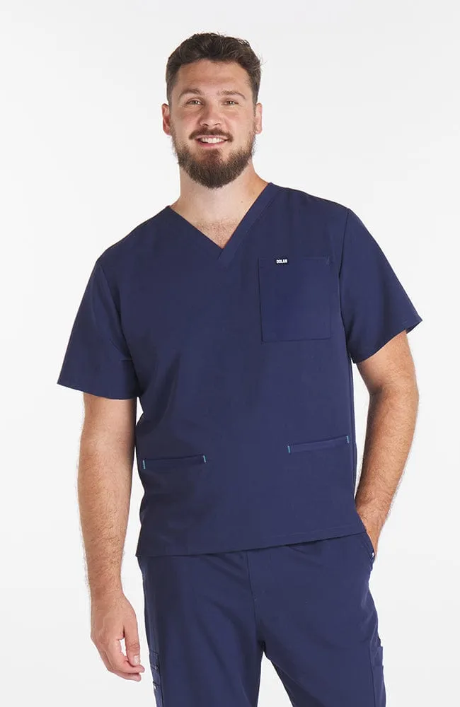 Belmont Men's CORE V Neck 3-Pocket Scrub Top sold by dolan product image thumbnail 2