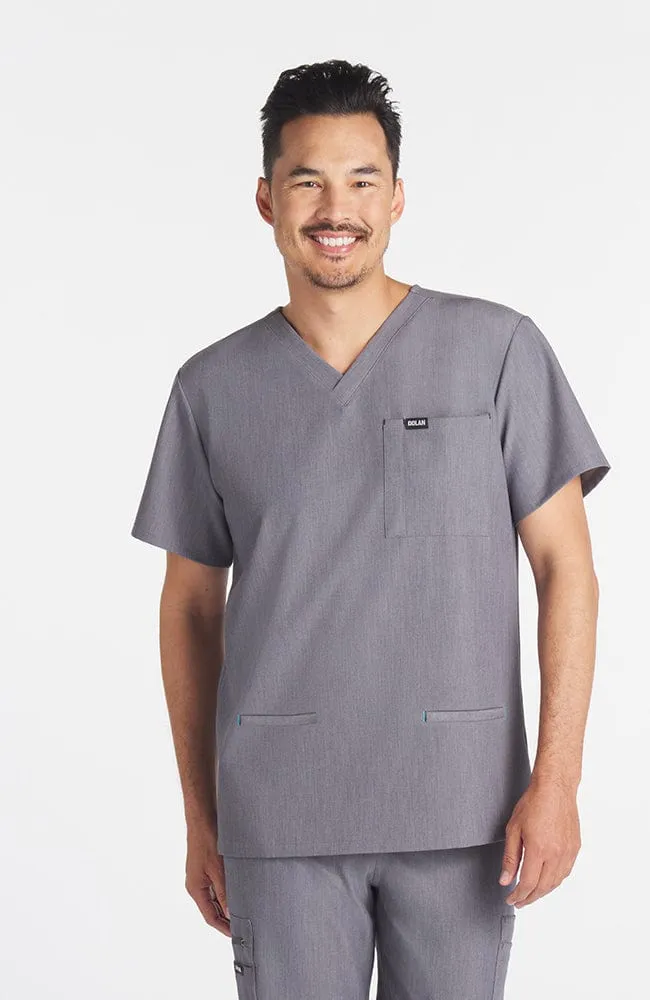 Belmont Men's CORE V Neck 3-Pocket Scrub Top sold by dolan