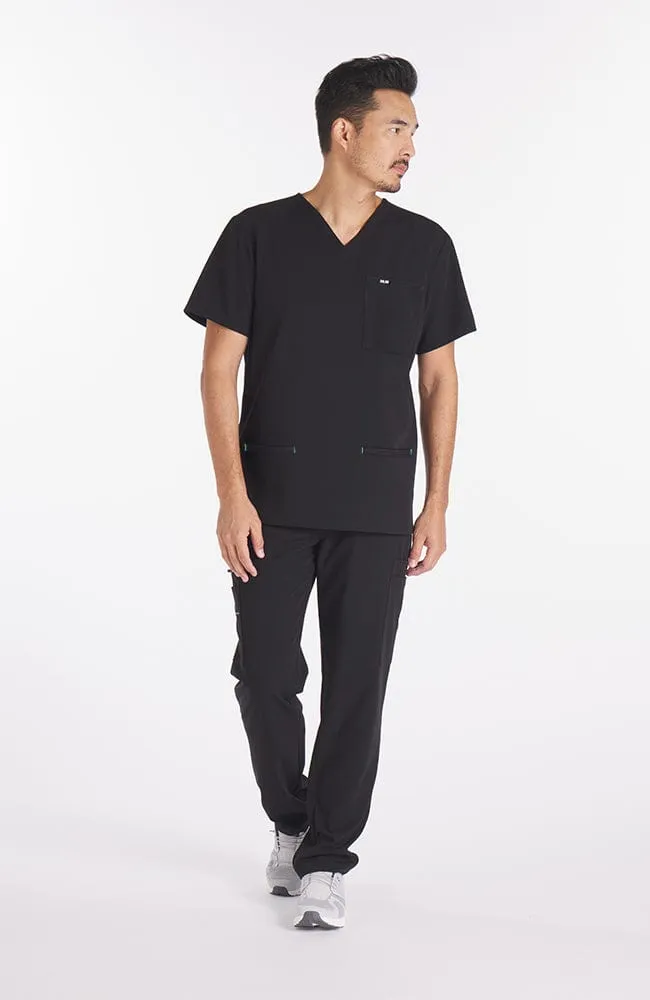 Belmont Men's CORE V Neck 3-Pocket Scrub Top sold by dolan