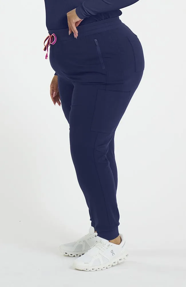 Lyra 7-Pocket FLEX Stretch Scrub Jogger Pant sold by dolan