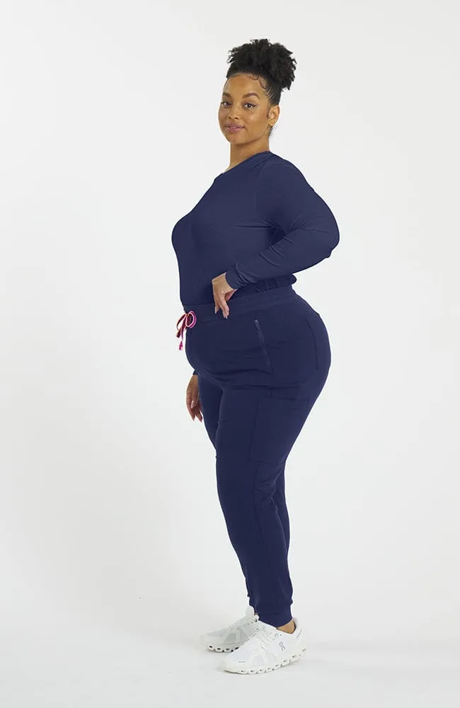 Lyra 7-Pocket FLEX Stretch Scrub Jogger Pant sold by dolan product image thumbnail 3