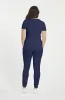 Halo V Neck 2-Pocket FLEX Stretch Scrub Top sold by dolan