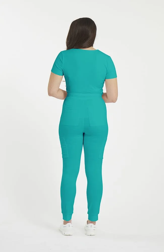 Lyra 7-Pocket FLEX Stretch Scrub Jogger Pant sold by dolan product image thumbnail 3