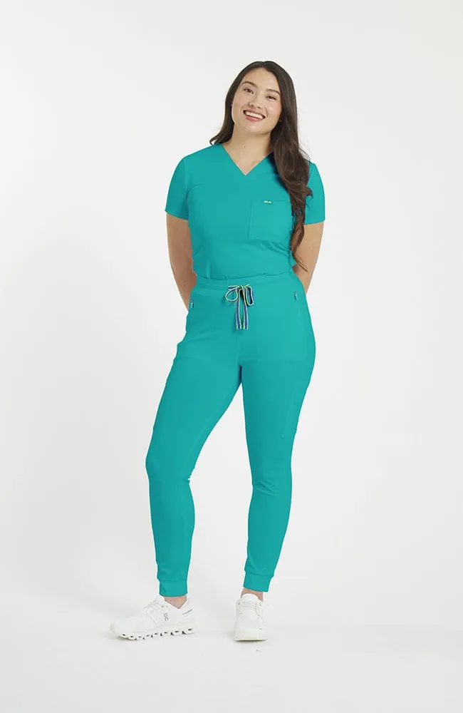 Lyra 7-Pocket FLEX Stretch Scrub Jogger Pant sold by dolan product image thumbnail 2