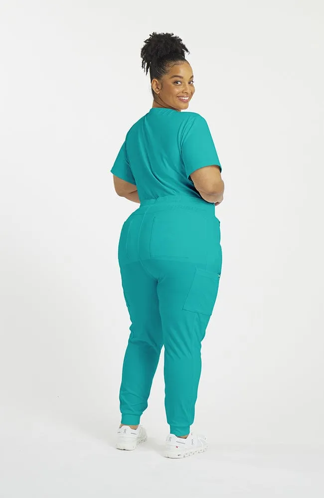 Lyra 7-Pocket FLEX Stretch Scrub Jogger Pant sold by dolan product image thumbnail 5