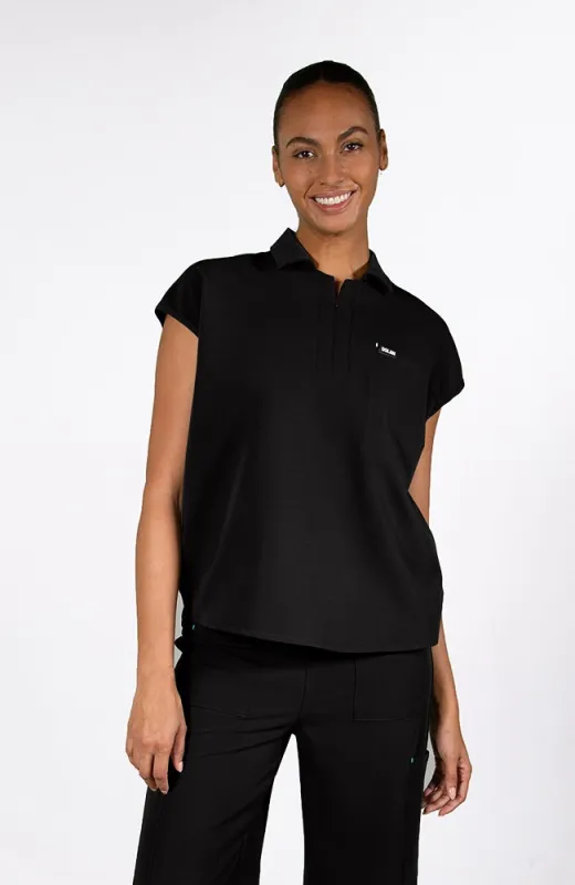 Mel Easy Fit 3-Pocket CORE Scrub Top sold by dolan