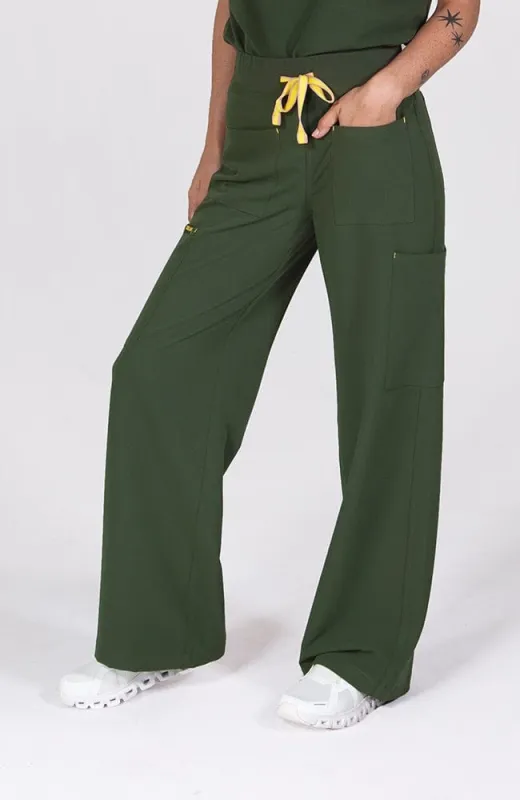 Palos Wide Leg 6-Pocket CORE Scrub Pant sold by dolan