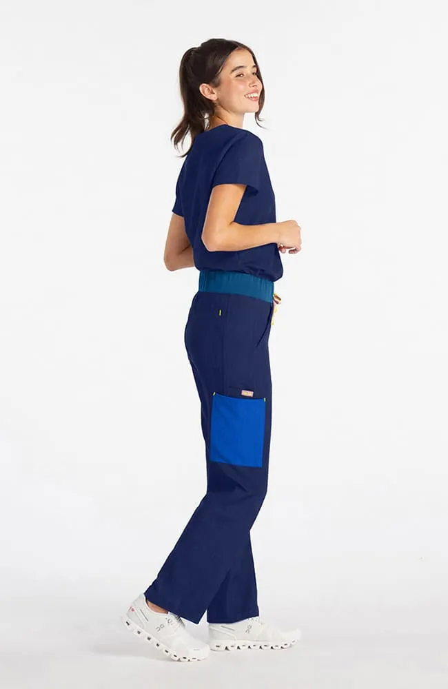 District High Waisted 6-Pocket CORE Scrub Pant sold by dolan