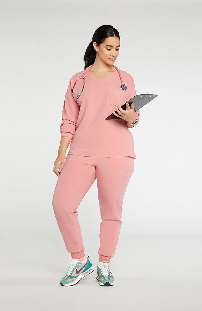 Alpine Dolman ¾ Sleeve 2-Pocket CORE Scrub Top sold by dolan product image thumbnail 2