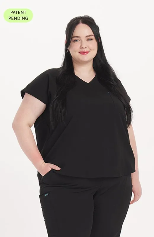 Cypress Easy Fit 2-Pocket CORE Scrub Top sold by dolan