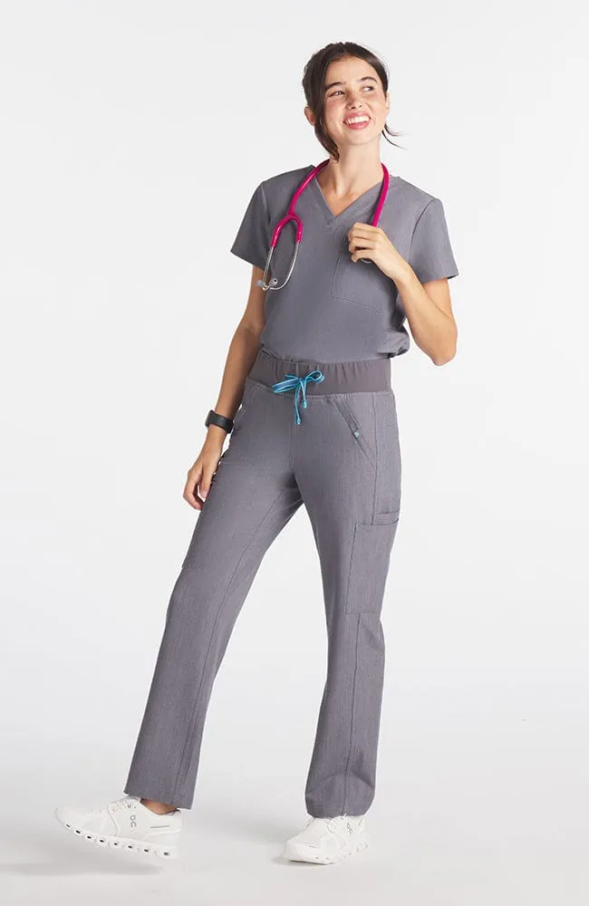 District High Waisted 6-Pocket CORE Scrub Pant sold by dolan product image thumbnail 2