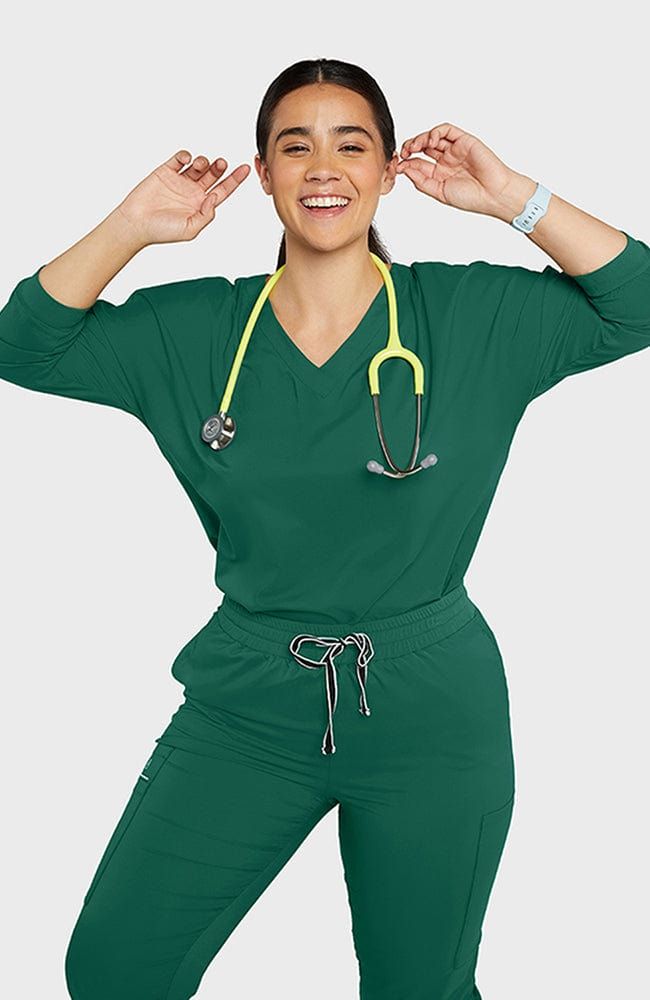 Solaire ¾ Sleeve Dolman TLC Scrub Top - FINAL SALE sold by dolan