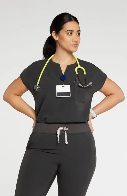 Mission 2-Pocket CORE Scrub Top sold by dolan