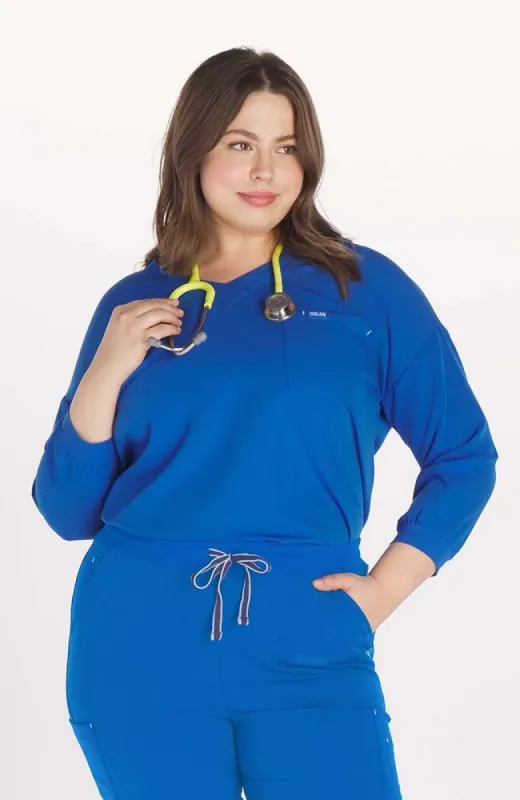 Alpine Dolman 2-Pocket CORE Scrub Top sold by dolan