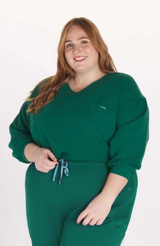 Alpine Dolman 2-Pocket CORE Scrub Top sold by dolan