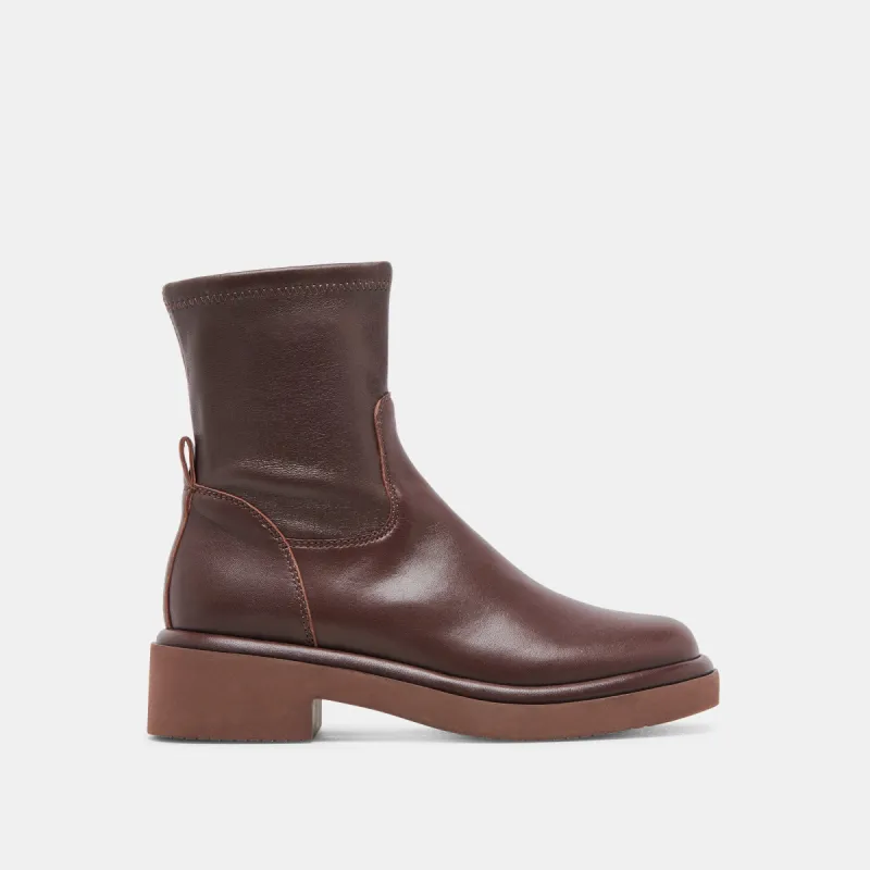 SIMAYA H2O BOOTS MAHOGANY LEATHER made by Dolce Vita