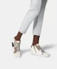 ZONYA SNEAKERS IN WHITE/BLACK EMBOSSED LIZARD - re:vita sold by Dolce Vita
