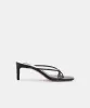 Kelsey DiPrima's KAYDEN HEELS IN BLACK LEATHER - re:vita sold by Dolce Vita