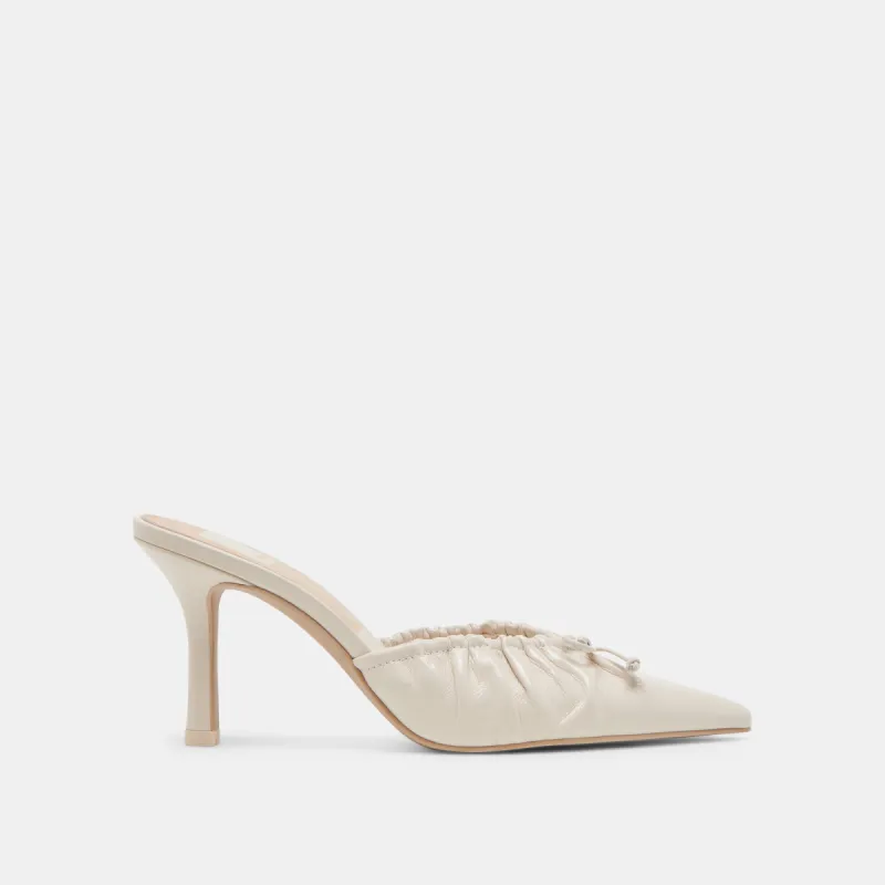 KAIRI HEELS IVORY CRINKLE PATENT sold by Dolce Vita