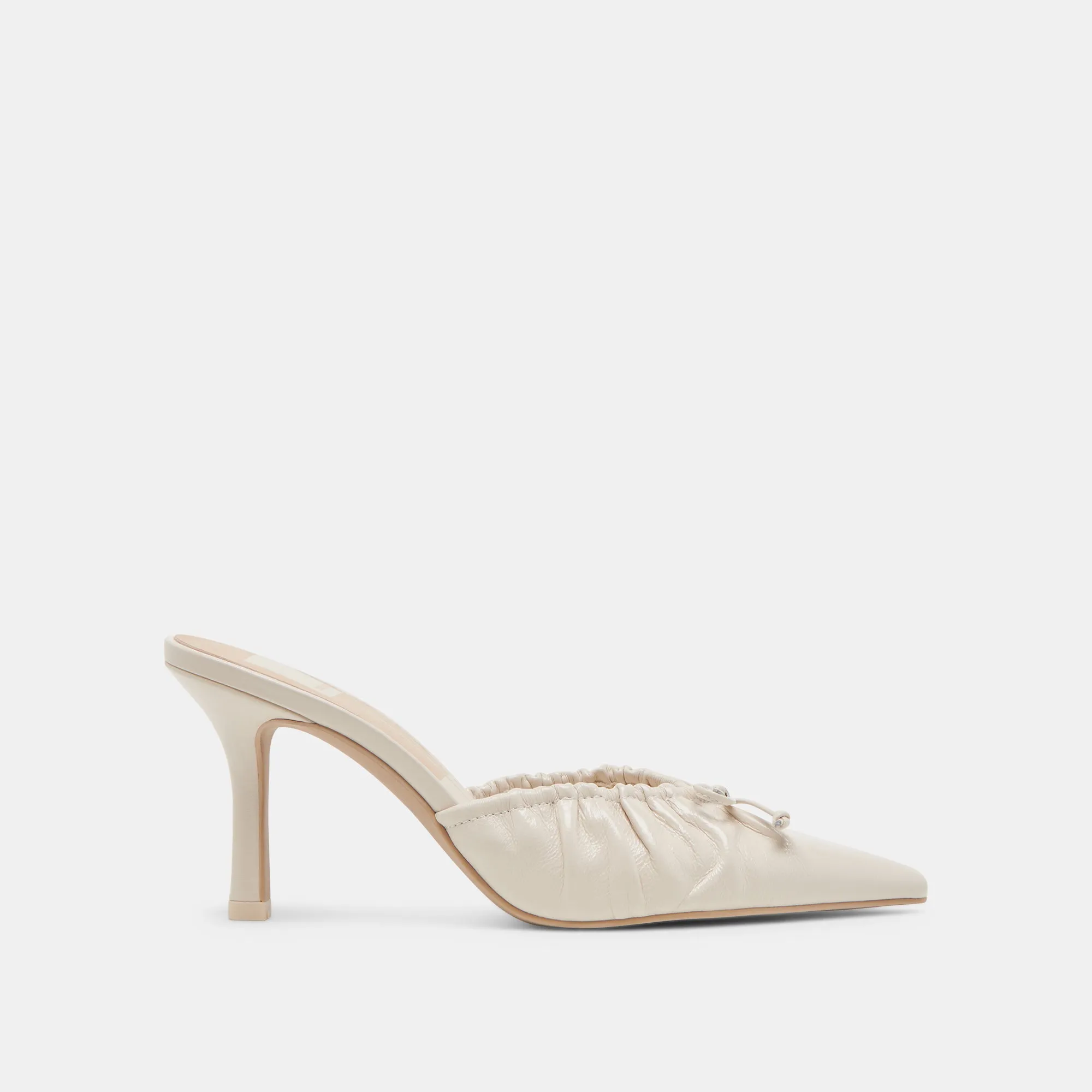 KAIRI HEELS IVORY CRINKLE PATENT sold by Dolce Vita