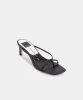 Kelsey DiPrima's KAYDEN HEELS IN BLACK LEATHER - re:vita sold by Dolce Vita