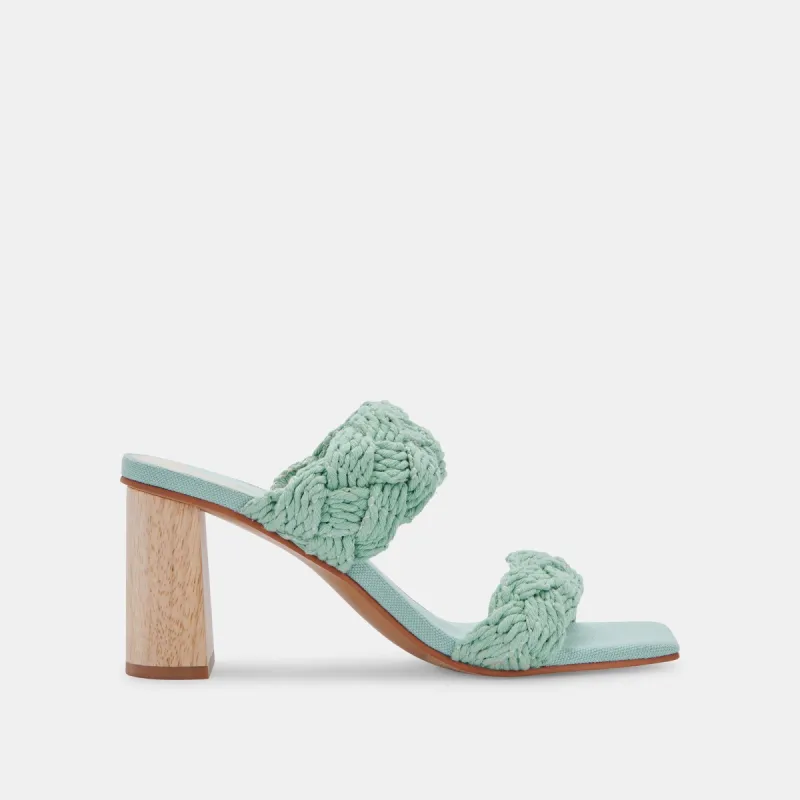 PLAY HEELS MINT ROPE sold by Dolce Vita