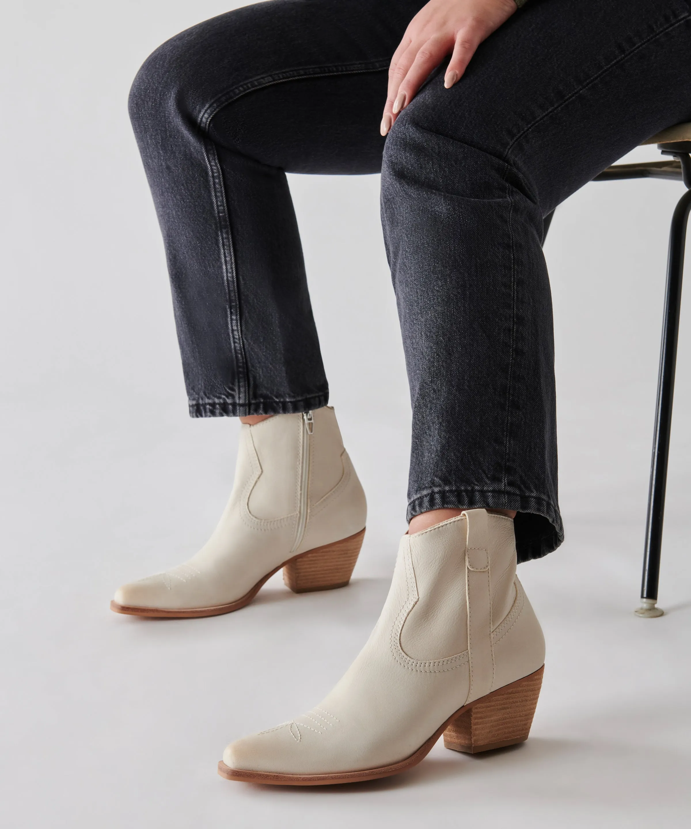 SILMA BOOTIES IVORY NUBUCK sold by Dolce Vita product image thumbnail 2