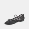 CADEL BALLET FLATS ONYX MESH sold by Dolce Vita