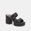 LATOYA HEELS BLACK RAFFIA sold by Dolce Vita