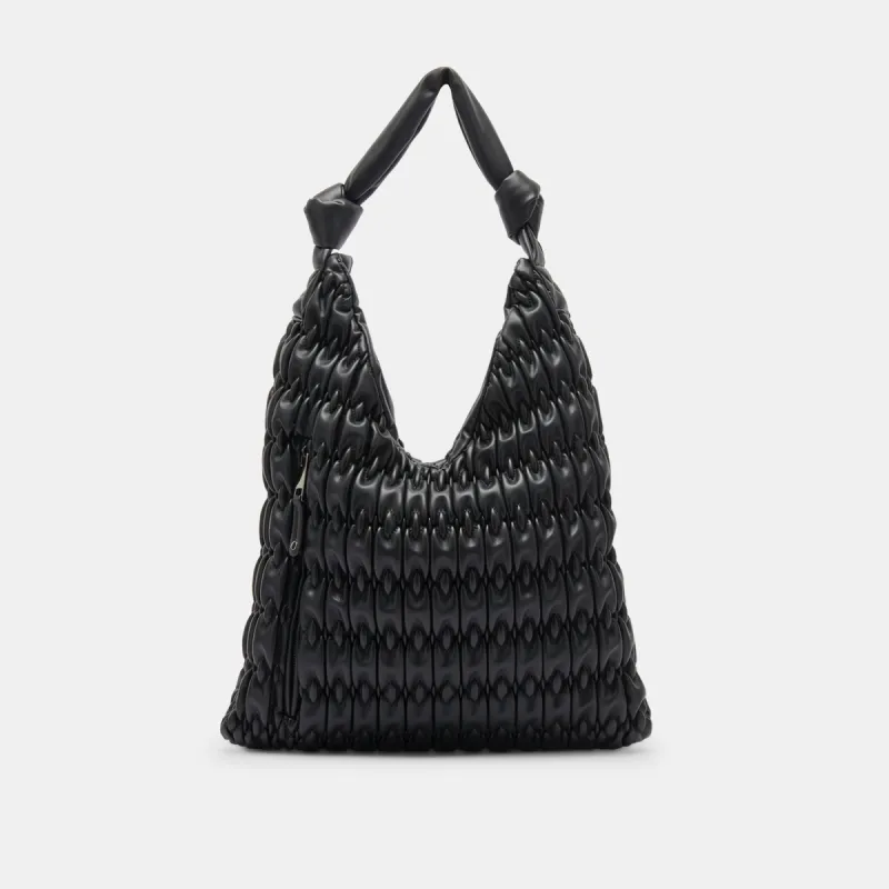 ANGIE TOTE BLACK FAUX LEATHER sold by Dolce Vita