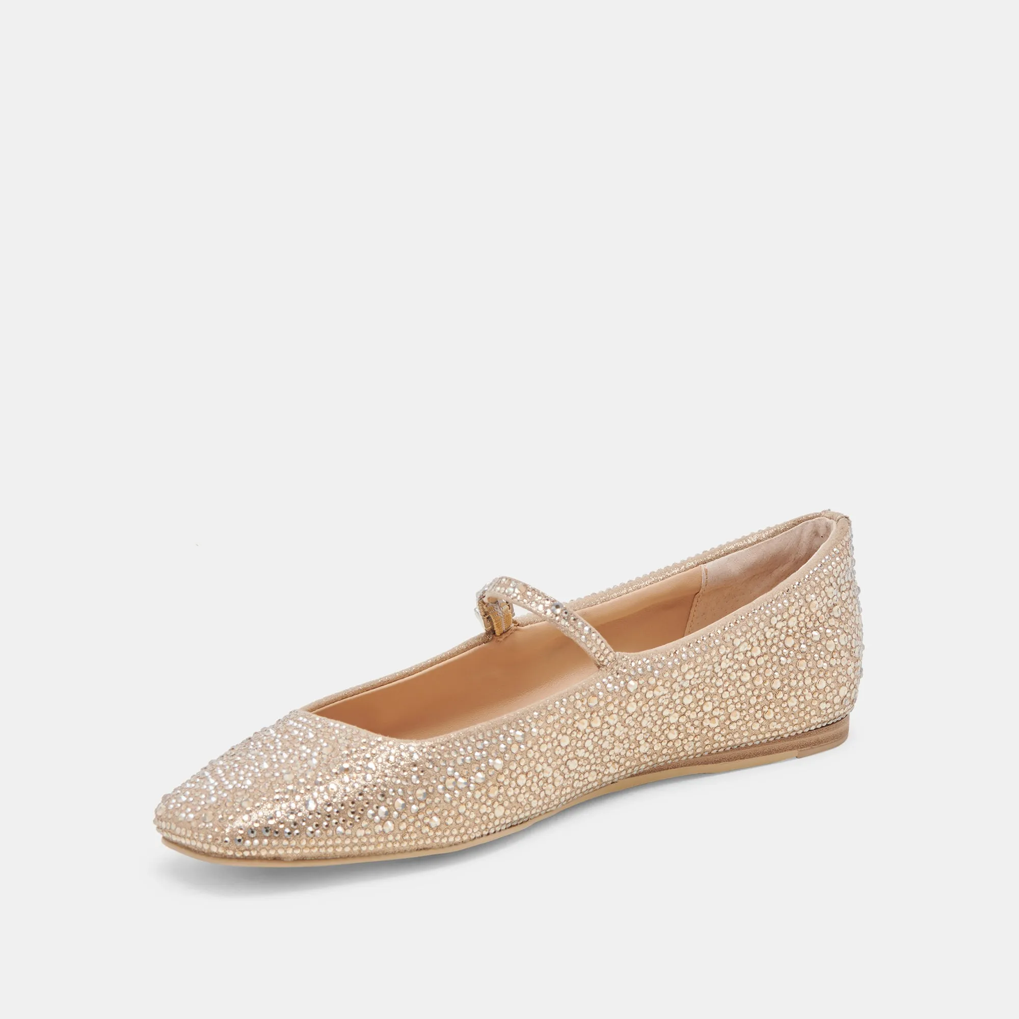 REYES CRYSTAL BALLET FLATS LIGHT GOLD CRYSTAL sold by Dolce Vita product image thumbnail 4