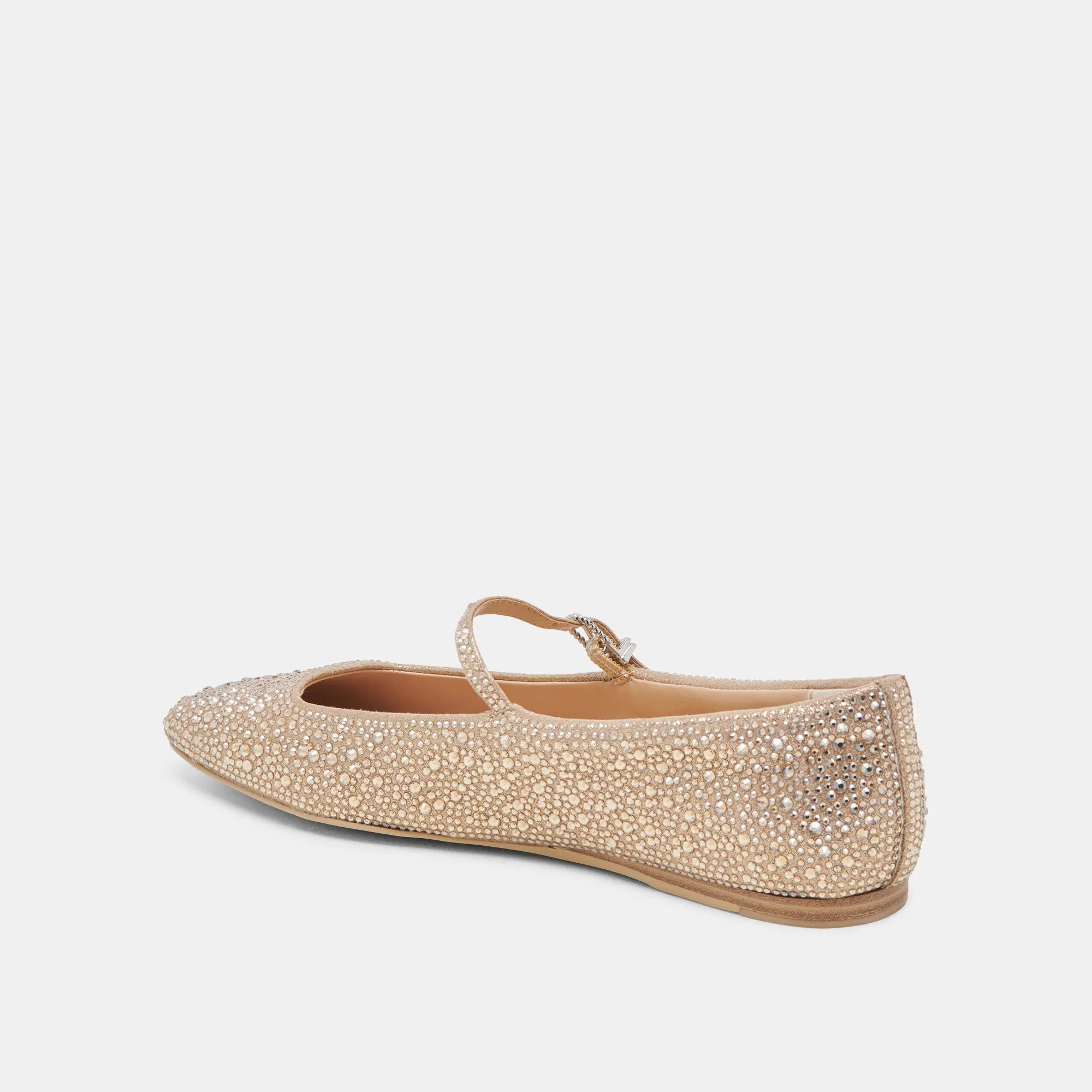 REYES CRYSTAL BALLET FLATS LIGHT GOLD CRYSTAL sold by Dolce Vita product image thumbnail 5