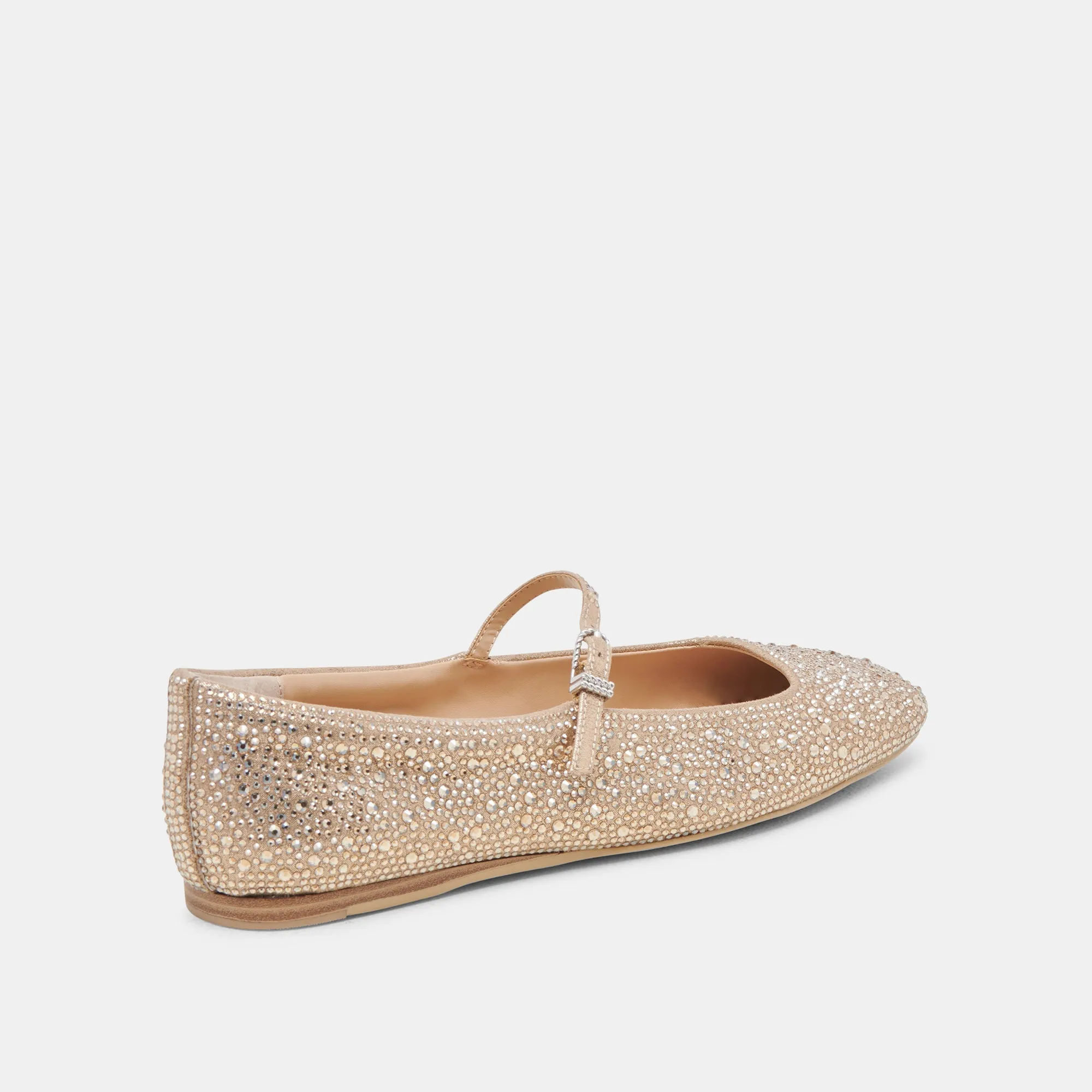 REYES CRYSTAL BALLET FLATS LIGHT GOLD CRYSTAL sold by Dolce Vita product image thumbnail 3
