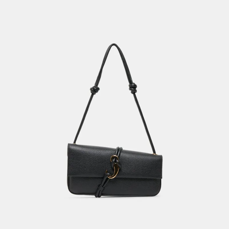ALICE SHOULDER BAG BLACK LEATHER sold by Dolce Vita