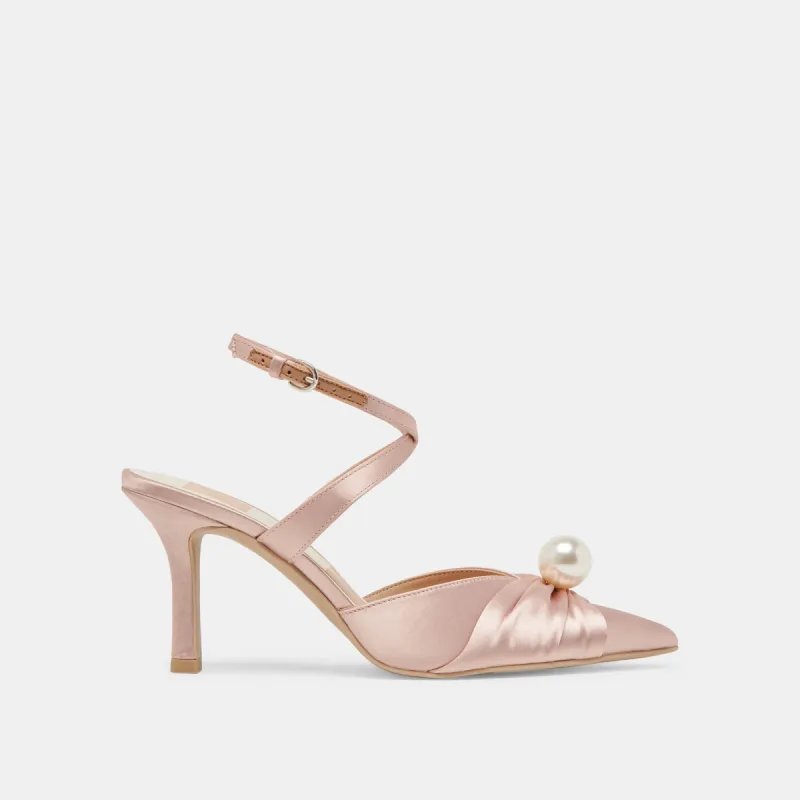KAYSEY HEELS LT BLUSH SATIN sold by Dolce Vita