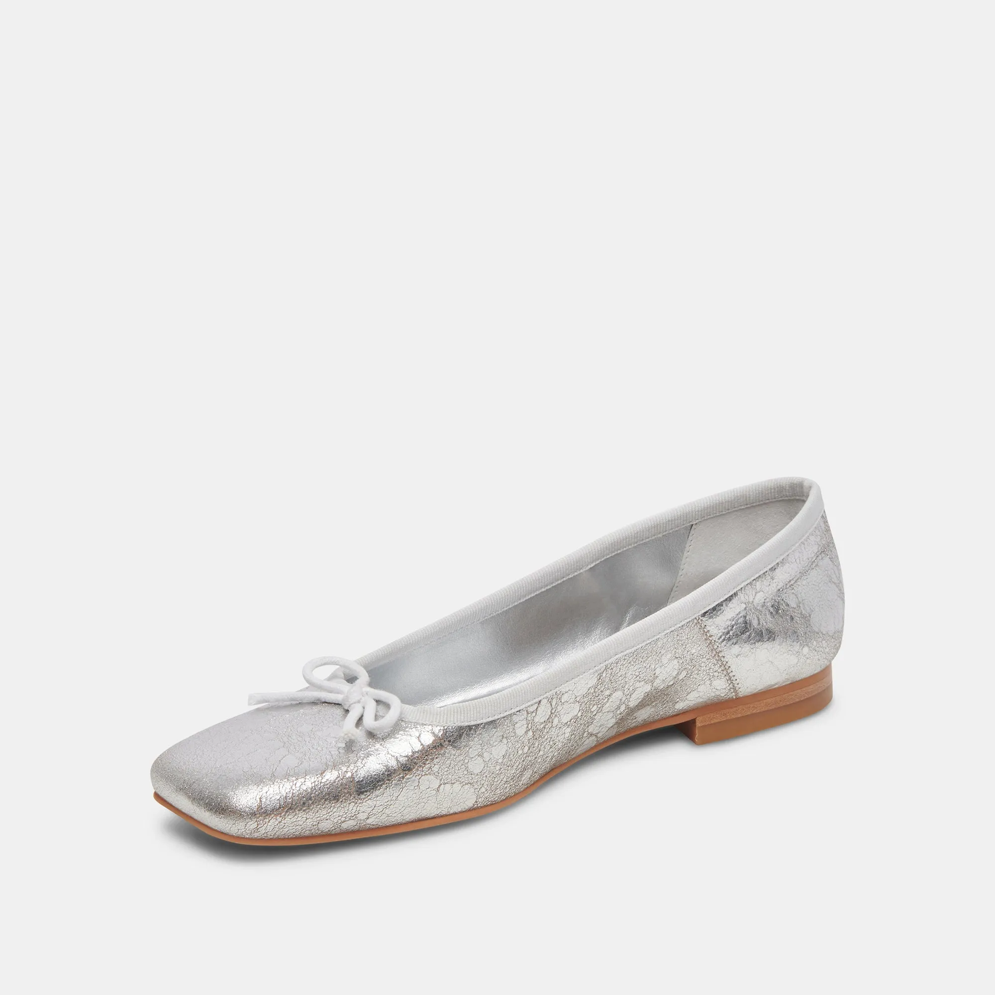 ANISA WIDE BALLET FLATS SILVER DISTRESSED LEATHER sold by Dolce Vita product image thumbnail 4
